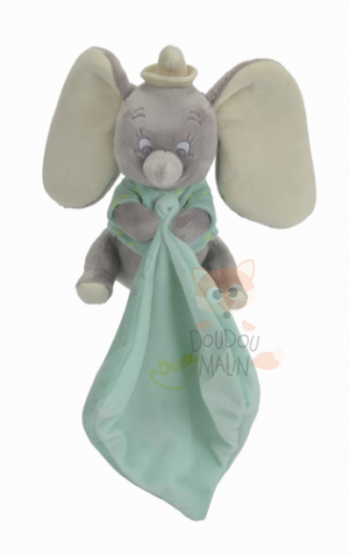  dumbo éléphant mouchoir gris vert lune étoile 